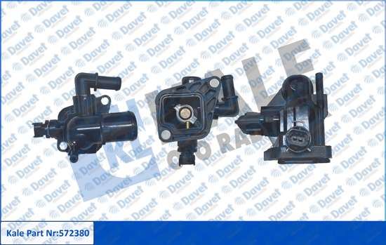 KALE 572380 Termostat 88°C Fiat 500 500c Doblo Egea Fiorino Grande Punto Idea Linea Panda Pratico Punto Punto Evo Strada Qubo Opel Astra J Combo Corsa D Corsa E Meriva B Citroen Nemo Peugeot Bipper